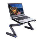Portable 360 Degree Adjustable Foldable Aluminium Alloy Desk Stand for Laptop / Notebook