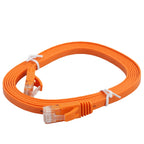 2m CAT6 Ultra-thin Flat Ethernet Network LAN Cable, Patch Lead RJ45 — Length: 2m