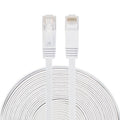 15m CAT6 Ultra-thin Flat Ethernet Network LAN Cable, Patch Lead RJ45