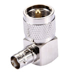 UHF Male to BNC Female Connector, 90 Degree Elbow — view 3