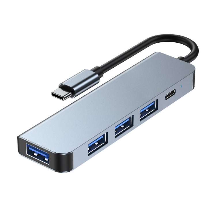 BYL-2301T 5 in 1 USB-C / Type-C to USB Multifunctional Docking Station HUB Adapter