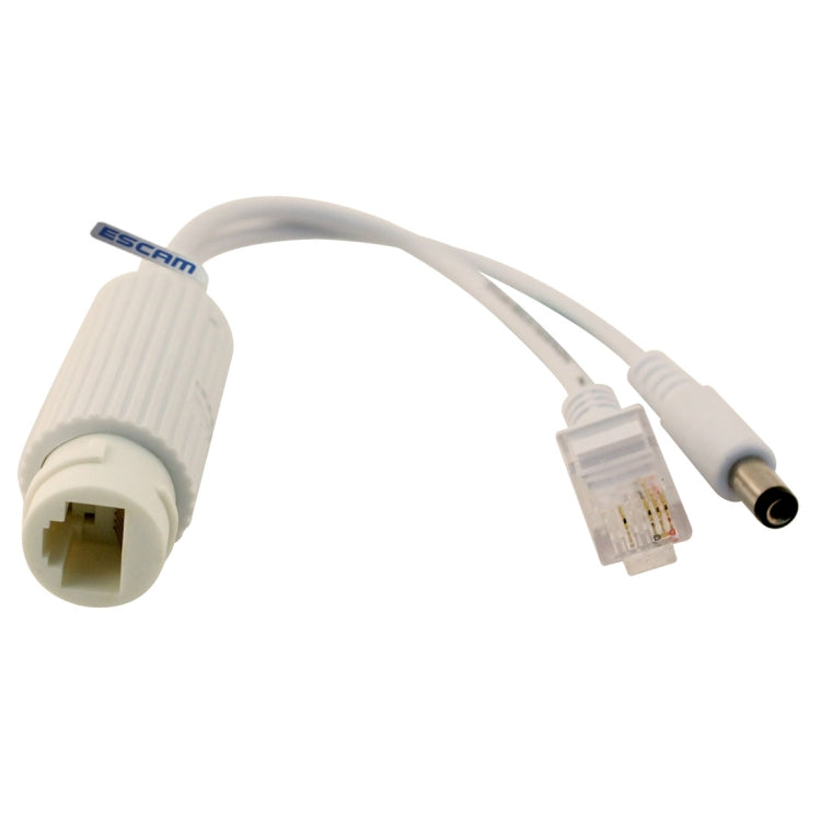 ESCAM POE S2 Data Exchange Cable POE Splitter Connect to POE switch for IP Cameras, Transmission Distance: 30m