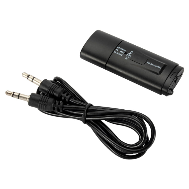 MSD128 2 in 1 USB Car Bluetooth Hands-free Call FM Transmitter with 3.5mm AUX Interface — view 3