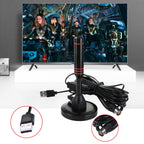 22dBi High Gain TV Antenna for DVB-T Television / USB TV Tuner with Amplifier Portable HDTV Booster
