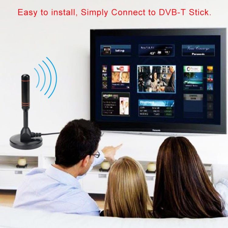 22dBi High Gain TV Antenna for DVB-T Television / USB TV Tuner with Amplifier Portable HDTV Booster