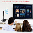 22dBi High Gain TV Antenna for DVB-T Television / USB TV Tuner with Amplifier Portable HDTV Booster