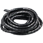 7m PE Spiral Pipes Wire Winding Organizer Tidy Tube, Nominal Diameter: 12mm, 12mm / 7m Length