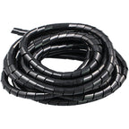 7m PE Spiral Pipes Wire Winding Organizer Tidy Tube, Nominal Diameter: 12mm, 12mm / 7m Length