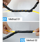 7m PE Spiral Pipes Wire Winding Organizer Tidy Tube, Nominal Diameter: 12mm, 12mm / 7m Length