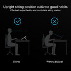 Portable Foldable Hollow Double Triangle Height Adjustable Aluminum Alloy Bracket for Laptop, COOLCOLD U2S