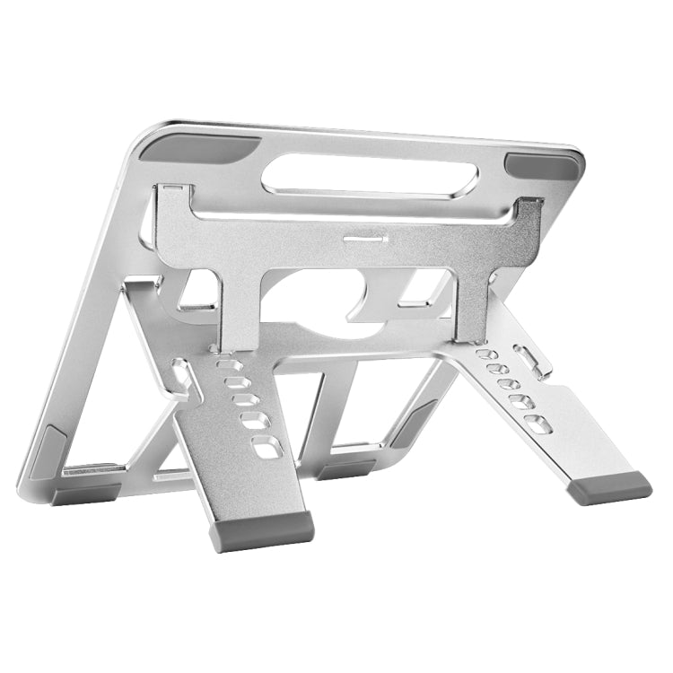 Portable Foldable Hollow Double Triangle Height Adjustable Aluminum Alloy Bracket for Laptop, COOLCOLD U2S