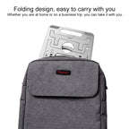 Portable Foldable Hollow Double Triangle Height Adjustable Aluminum Alloy Bracket for Laptop, COOLCOLD U2S