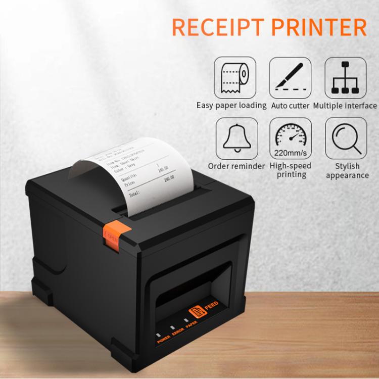 Auto-cutter 80mm Thermal Receipt Printer, ZJ-8360 USB