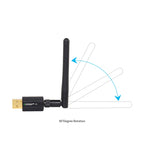 EDUP EP-AC1661 2 in 1 Bluetooth 4.2 + Dual Band 11AC 600Mbps High Speed Wireless USB Adapter WiFi Receiver