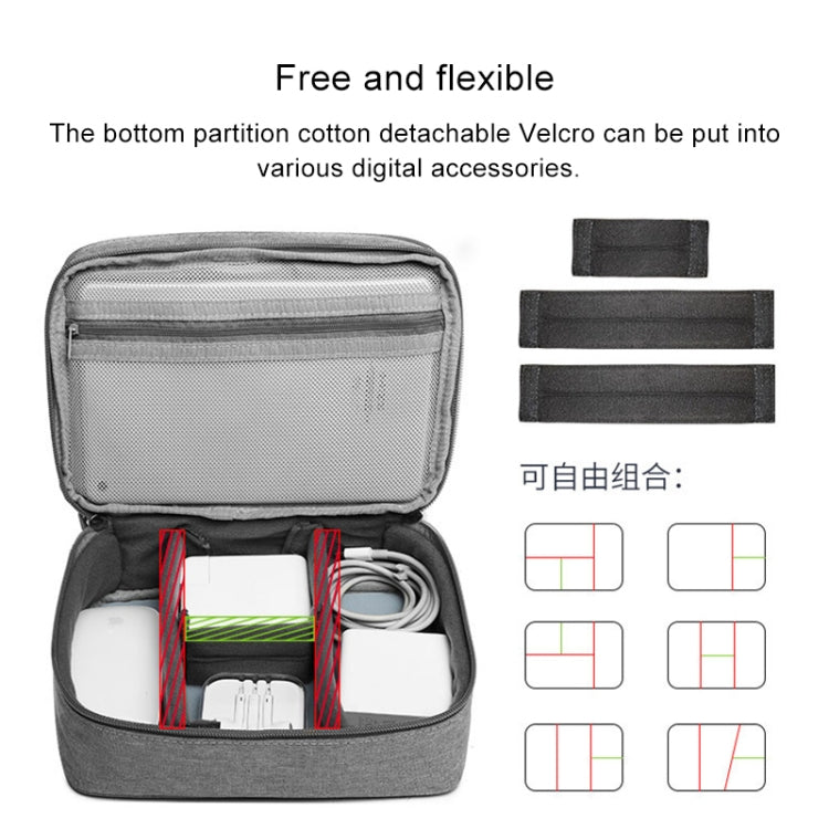 Multi-function Headphone Charger Data Cable Storage Bag, Single Layer Storage Bag, Size: 23x16x7cm — view 5