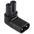 AC Power Plug Adapter Converter Socket, C7 to C8 Elbow