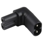 AC Power Plug Adapter Converter Socket, C7 to C8 Elbow — C7 to C8 Elbow