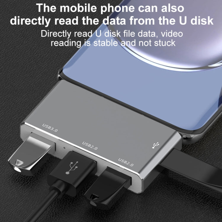 USB-C / Type-C to OTG 4 Port Type-C USB 3.0 USB 2.0 HUB Adapter