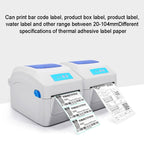 GPRINTER GP1324D Bluetooth USB Port Thermal Automatic Calibration Barcode Printer, Max Supported Thermal Paper Size: 104 x 2286mm