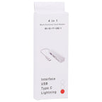 4 in 1 MS + SD + TF + USB2.0 Multi-function Card Reader for 8 Pin Devices — view 4