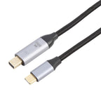USB-C / Type-C Male to 4K 60Hz Mini DP Male Adapter Cable, Length: 1.8m