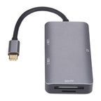 5 In 1 Dual USB 3.0 + CF + TF + SD Multi-function USB-C OTG Card Reader — view 3
