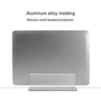 Universal Portable Aluminum Alloy Single Slot Width Adjustable Laptop Vertical Radiating Storage Stand Base