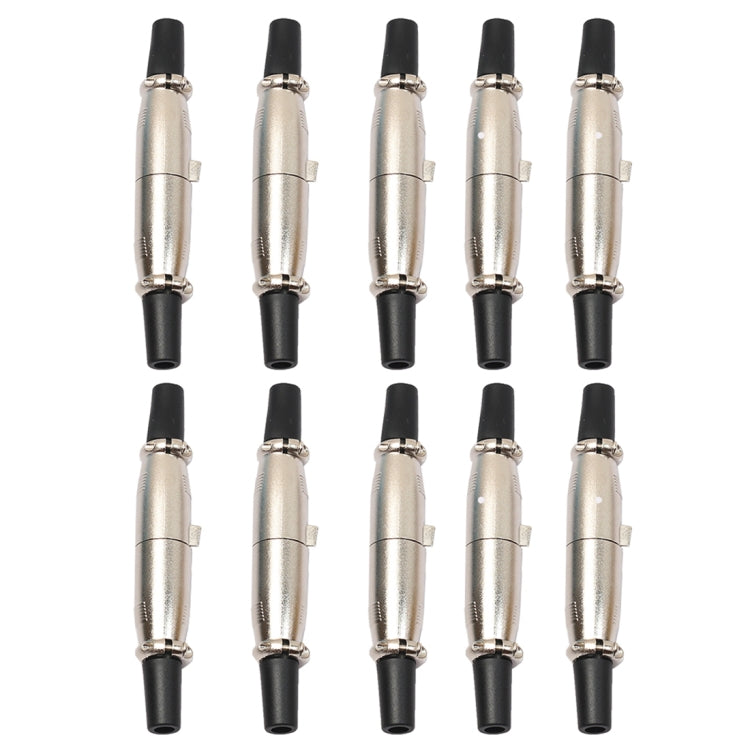 3 Pin XLR Plug Male + Female Jack Mic Jack Plug Socket Connector, 10 Pairs