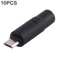 10 PCS 4.0 x 1.7mm to Micro USB DC Power Plug Connector