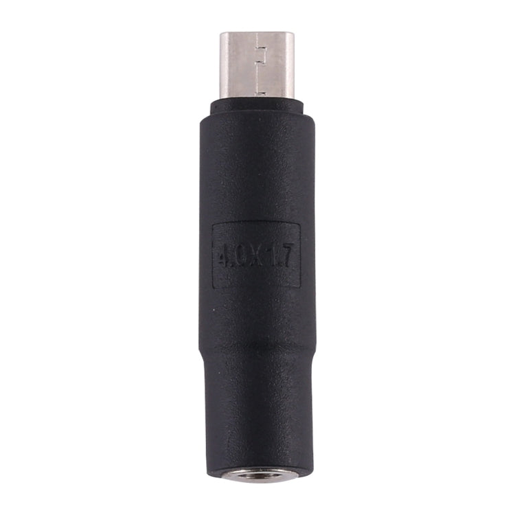 10 PCS 4.0 x 1.7mm to Micro USB DC Power Plug Connector