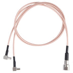 Dual TS9 to RG316 Coaxial RF Connector Cable Extension Cable, Specification: