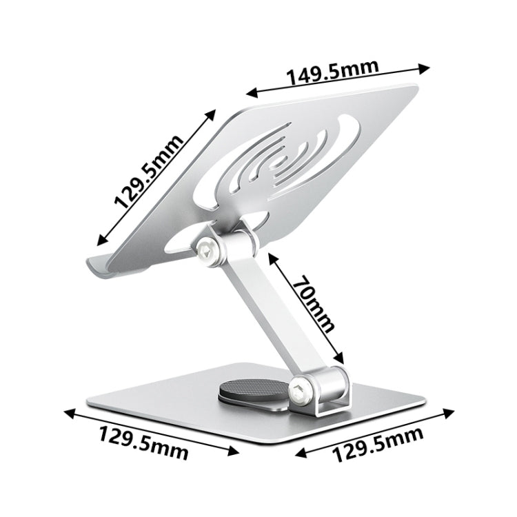 L-14 Aluminum Alloy Foldable Rotating Laptop/Tablet Stand