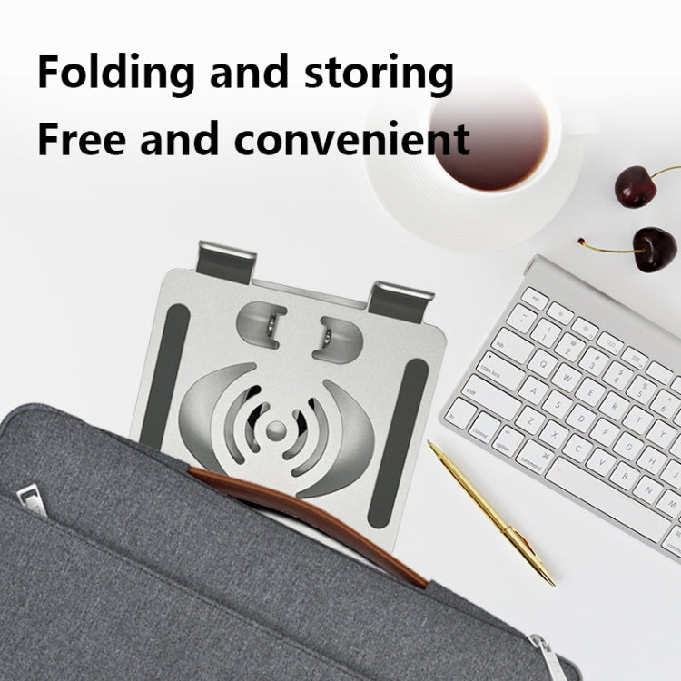 L-14 Aluminum Alloy Foldable Rotating Laptop/Tablet Stand