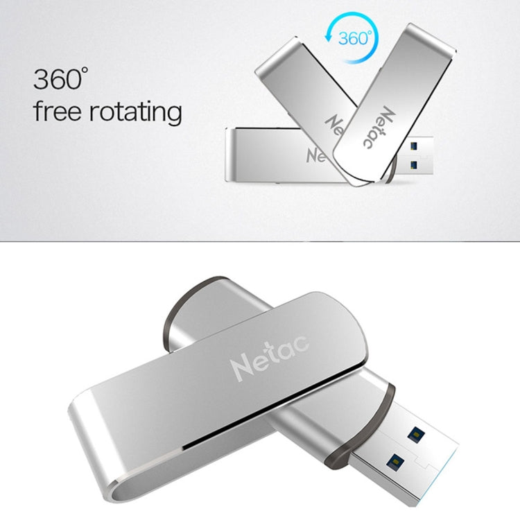 Netac U388 64GB USB 3.0 Twister Secure Encryption Flash Disk