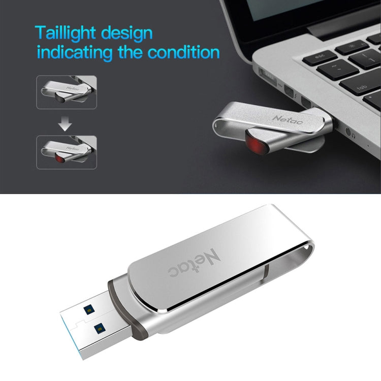 Netac U388 64GB USB 3.0 Twister Secure Encryption Flash Disk