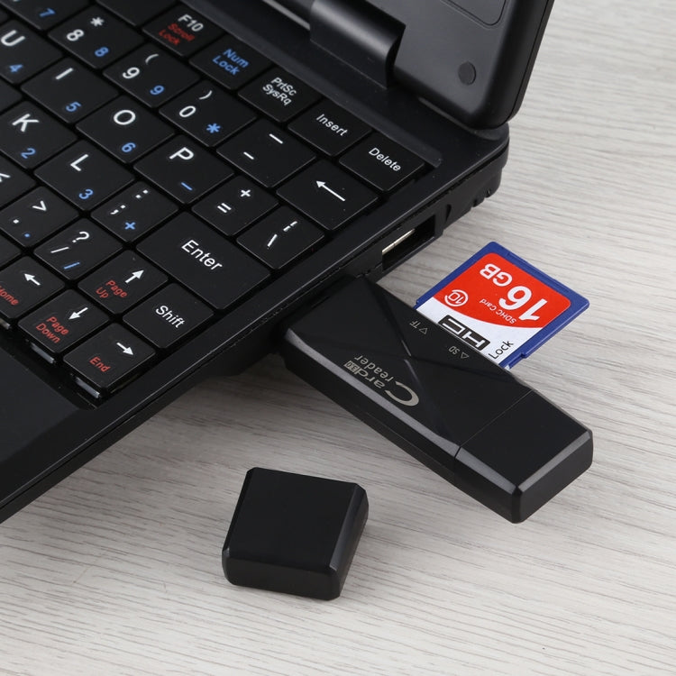 USB-C / Type-C + SD + TF + Micro USB to USB 3.0 Card Reader — view 10