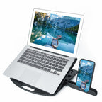 General-purpose Increased Heat Dissipation For Laptops Holder, Style: with Mobile Phone Holder