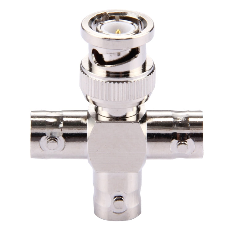 2 PCS 1 x BNC Male to 3 x BNC Female Connector, Cross Type — Cross Type