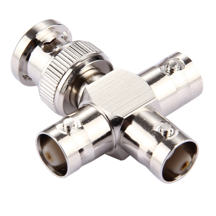 2 PCS 1 x BNC Male to 3 x BNC Female Connector, Cross Type — view 3
