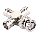 2 PCS 1 x BNC Male to 3 x BNC Female Connector, Cross Type — view 4