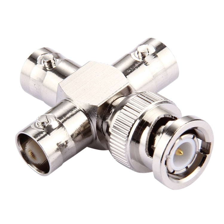 2 PCS 1 x BNC Male to 3 x BNC Female Connector, Cross Type — view 4