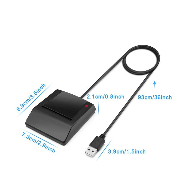 ROCKETEK RT-SCR4 CAC IC SIM Chip Smart Card Reader, RT-SCR4 — view 4