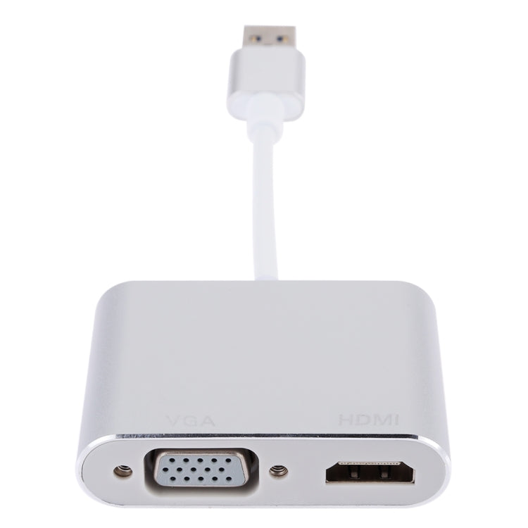 2 in 1 USB 3.0 to HDMI + VGA Adapter