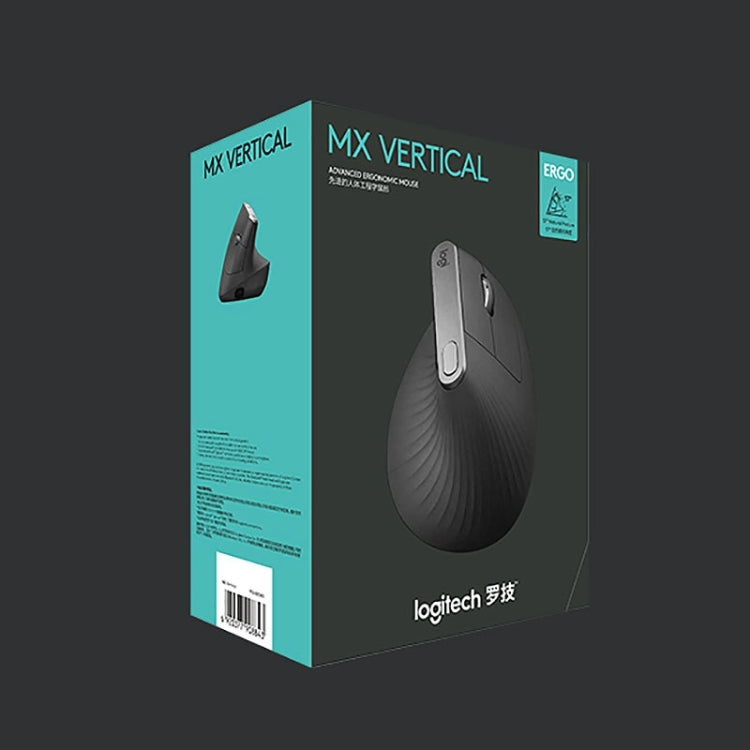 Logitech MX Vertical 4000DPI USB-C / Type-C + Unifying + Bluetooth Three-mode Ergonomic Wireless Vertical Optical Mouse