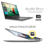 BASEQI Hidden Aluminum Alloy High Speed SD Card Case for Dell Inspiron 7000-7560 15.6 inch Laptop