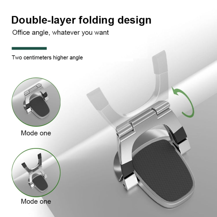 SD-001 2 PCS Desktop Foldable Mini Holder, Specification: Aluminum Alloy — view 4