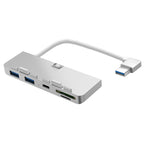 Rocketek For iMac Type-C / USB-C + Dual USB3.0 + SD / TF Multi-function HUB Expansion Dock