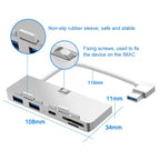 Rocketek For iMac Type-C / USB-C + Dual USB3.0 + SD / TF Multi-function HUB Expansion Dock — view 3