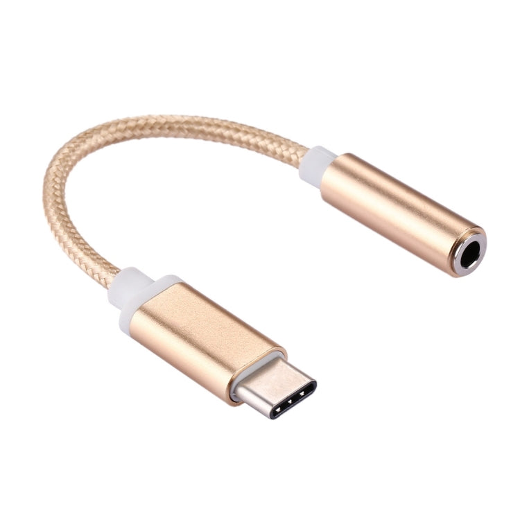 USB-C / Type-C Male to 3.5mm Female Weave Texture Audio Adapter, Length: about 10cm — view 7