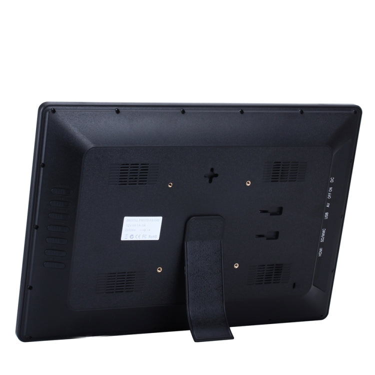 17 inch Display Rack Container Advertising Machine Digital Photo Frame Support Water Subtitles